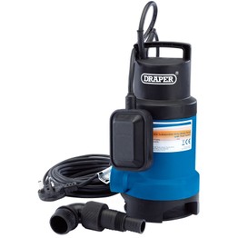 Draper 61621 166L/Min Submersible Dirty Water Pump with Float Switch (550W)