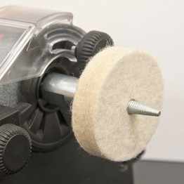 Sealey BG1010WPW50 Wool Polishing Wheel &#8709;50 x 13mm 6mm Bore