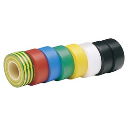 Draper 68157 8 x 10M x 19mm Mix ed Colours Insulation Tape to BSEN60454/Type2