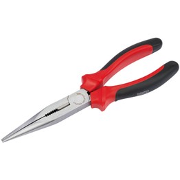 Draper 68300 200mm Heavy Duty Long Nose Pliers with Soft Grip Handles