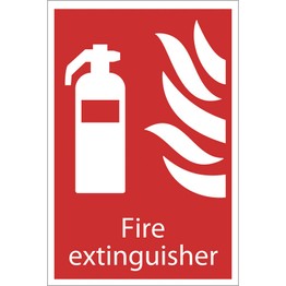 Draper 72442 Fire Extinguisher' Fire Equipment Sign