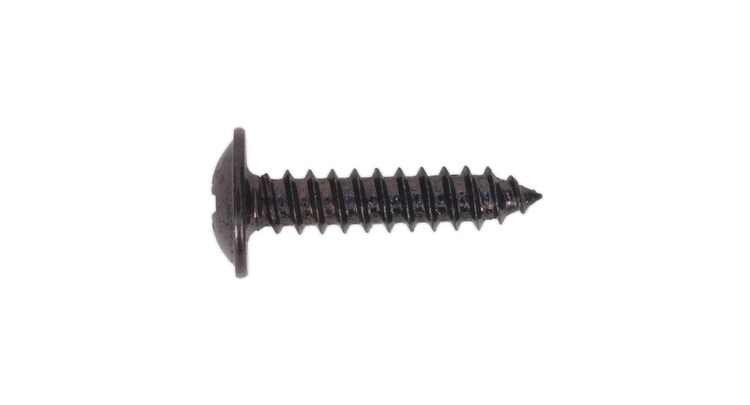Sealey BST4219 Self Tapping Screw 4.2 x 19mm Flanged Head Black Pozi BS 4174 Pack of 100