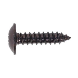 Sealey BST4819 Self Tapping Screw 4.8 x 19mm Flanged Head Black Pozi BS 4174 Pack of 100