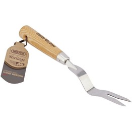 Draper 99027 Stainless Steel Hand Weeder with Ash Handle