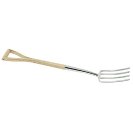 Draper 99011 Stainless Steel Border Fork with Ash Handle