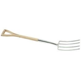 Draper 99013 Stainless Steel Digging Fork with Ash Handle