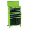 Draper 19566 24" Combined Roller Cabinet and Tool Chest (6 Drawer) Green additional 1
