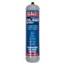 Sealey CO2/100 Gas Cylinder Disposable Carbon Dioxide 390g additional 2