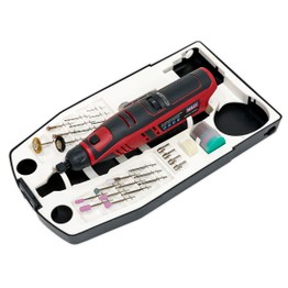 Sealey CP1207 Cordless Multipurpose Rotary Tool & Engraver Kit 49pc 12V Li-ion - Body Only
