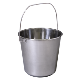 Sealey BM8L Mop Bucket 12L - Stainless Steel