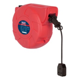 Sealey CRM251 Cable Reel System Retractable 25m 1 x 230V Socket