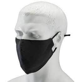 Draper 94701 Fabric Reusable Face Masks, Black (Pack of 2)