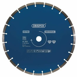 Draper 99786 Segmented Diamond Blade, 350mm