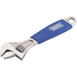 Draper 88601 Soft Grip Adjustable Wrench, 150mm