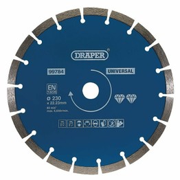 Draper 99784 Segmented Diamond Blade, 230mm