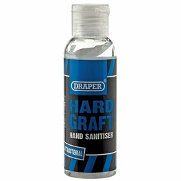Draper 34689 Antibacterial Hand Sanitiser, 100ml (75% alcohol)