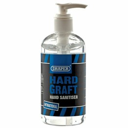 Draper 34216 Antibacterial Hand Sanitiser, 300ml (75% alcohol)