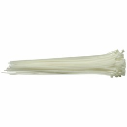 Draper 70399 Cable Ties, 4.8 x 300mm, White (Pack of 100)