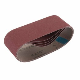Draper 09236 Cloth Sanding Belt, 75 x 457mm, 180 Grit (Pack of 5)