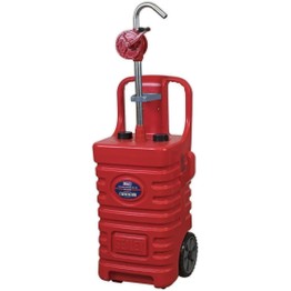 Sealey DT55RCOMBO1 Mobile Dispensing Tank 55ltr with Oil Rotary Pump - Red