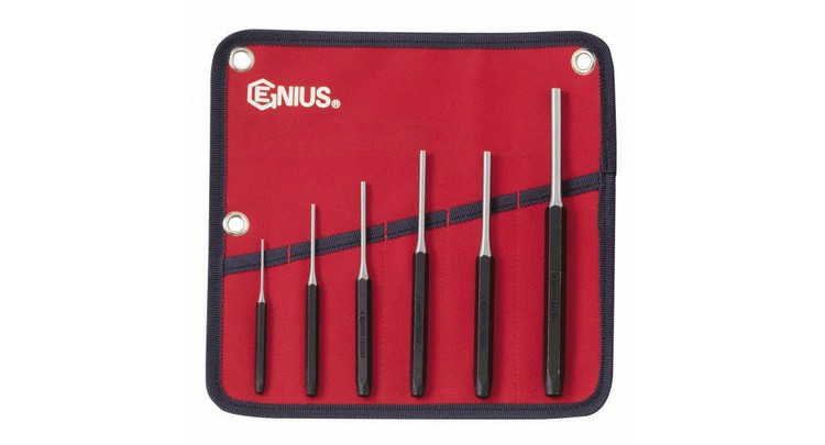 Genius Tools Metric Pin Punch Set