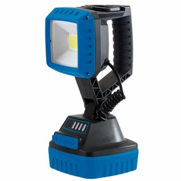 Draper 45930 COB LED Rechargeable Worklights, 10W, 1,000 Lumens, Blue, 2 x Li-ion 2.2Ah Batteries (Pack of 6)
