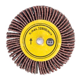 Sealey FW251060 Flap Wheel &#8709;25 x 10mm 6mm Shaft 60Grit
