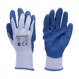 Silverline Latex Builders Gloves
