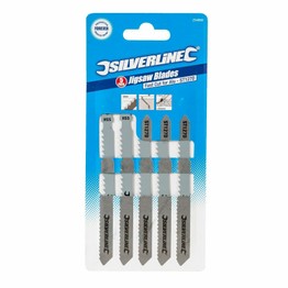 Silverline Jigsaw Blades for Aluminium 5pk - ST127D