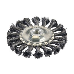 Silverline Steel Twist-Knot Wheel