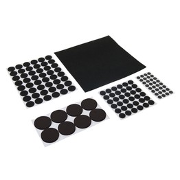 Fixman Self-Adhesive Pad Set 125pce - Black