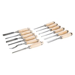 Silverline Wood Carving Set 12pce - 200mm