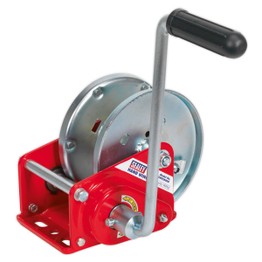 Sealey GWE2000B Geared Hand Winch with Brake 900kg Capacity