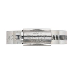 Sealey HCJ1X HI-GRIP&reg; Hose Clip Zinc Plated &#8709;30-40mm Pack of 20
