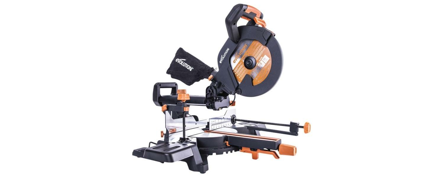 Evolution R255SMS 255mm Sliding Compound Mitre Saw & Stand Bundle 592090 1024x1024 - View #11