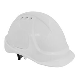 Sealey Plus Safety Helmet - Vented (White) 502W