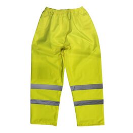 Sealey Hi-Vis Yellow Waterproof Trousers