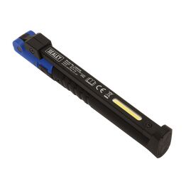 Sealey Rechargeable Slim Folding Pocket Light 2 COB + 1 SMD LED - Blue LED01B