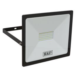 Sealey Extra Slim Floodlight with Wall Bracket 50W SMD LED 230V LED113