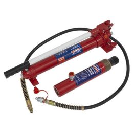 Sealey Push Ram with Pump & Hose Assembly - 10tonne RE97.10-COMBO