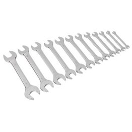 Sealey Double Open End Spanner Set 12pc Metric S0849