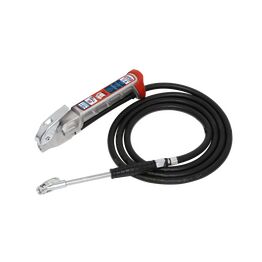 Sealey Tyre Inflator 2.5m Hose with Twin Clip-On Connector SA37/95