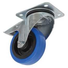 Sealey Castor Wheel Swivel Plate with Total Lock &Oslash;100mm SCW3100SPL