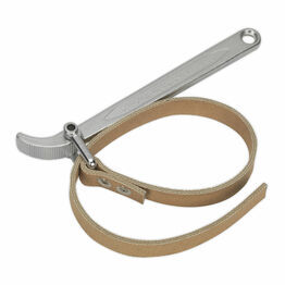 Sealey AK6404 Oil Filter Strap Wrench &#8709;60-140mm Capacity