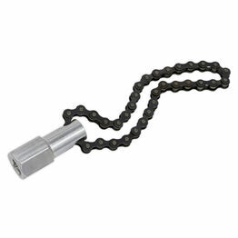 Sealey AK641 Oil Filter Chain Wrench 135mm Capacity 1/2"Sq Drive
