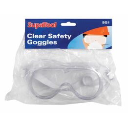 SupaTool Clear Safety Goggles