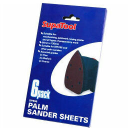 SupaTool Palm Sander Sheets 6 Piece