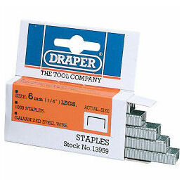 Draper Staples (Box of 1000) 8mm