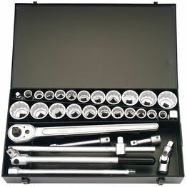 Draper 00335 3/4" Square Drive Metric and Imperial Socket Set (31 Piece)