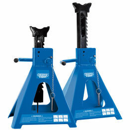 Draper 01815 Pair of Pneumatic Rise Ratcheting Axle Stands (10 tonne)